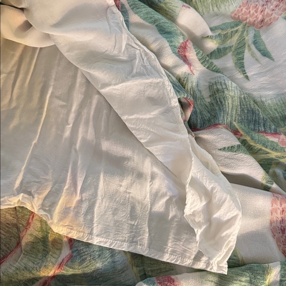 Farm Rio Forest Palm long-sleeve plunging neckline maxi dress XS - Picture 6 of 8